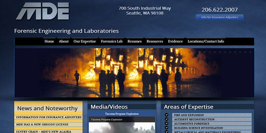 MDE Forensics wanted a site that they could keep up to date. They asked; we built it.