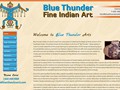 Blue Thunder Arts wanted a clean, easy to read website to showcase their high end art. They got it.